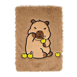 PLUSH NOTEBOOK 16X2,5X22CM KAZURA CAPYBARA