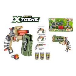 SOFT BULLET GUN WITH 6 SOFT BULLETS 24X5X17.6CM LUNA