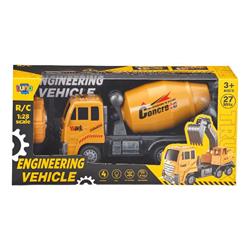 REMOTE CONTROLLED CONCRET MIXER TRUCK 33x10,5x16CΜ WITH LIGHT LUNA