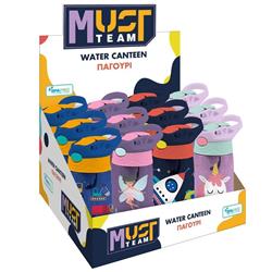 Water Canteen PCTG Must Team 500 ml Plastic 4 Designs