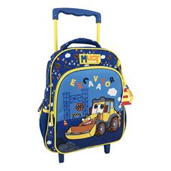 School Trolley Bag Kindergarten Must Team Excavator 2 Compartments