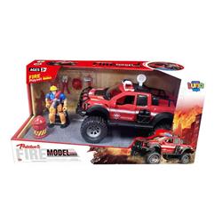 FIRE RESCUE CAR SET 36,5X14X18,5CM WITH SOUND & LIGHT LUNA
