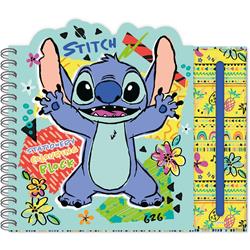 COLORING BLOCK WITH MARKERS & PENCIL CASE 38PCS STITCH