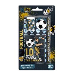 STATIONERY SET 5PCS MUST TEAM BOY