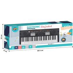 HARMONIUM OF 49 KEYS WITH MICROPHONE AND USB 60,5X8X22CM LUNA