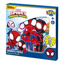 MAGNETIC PUZZLE 18X1.3X18CM 60PCS SPIDEY
