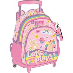 TROLLEY BAG MUST TEAM 27X10X31CM 2CASES LET'S PLAY