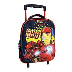 School Trolley Backpack Kindergarten Avengers Iron Man Must Team 2 Cases
