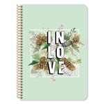 SPIRAL NOTEBOOK A4 3S 90SH BLOSSOM LOVE