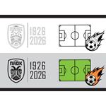 ΤΕΤΡΑΔΙΟ ΚΑΡΦΙΤΣΑ 17Χ25ΕΚ  ΠΑΟΚ 40Φ 2ΣΧ.