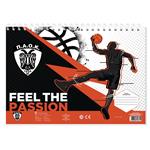 PAINTING BLOCK PAOK 23X33 40SH  STICKERS-STENCIL-2 COLORING PG  2DESIGNS