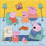 COLORING PUZZLΕ 42PCS 42Χ42CM PEPPA PIG LUNA