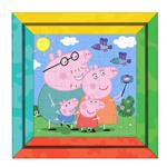 Puzzle Frame Peppa Pig 64Pcs 27x27cm.