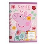 STICHED NOTEBOOK 17X25  PEPPA PIG 40SH 2DESIGNS.