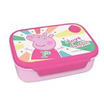 LUNCH BOX PP 800ML & WATER CANTEEN ALUMINIUM 500ML SET PEPPA PIG