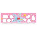 PAINTING BLOCK 23X33CM 40SH  STICKERS-STENCIL-2 COLORING PG  2DESIGNS PEPPA PIG