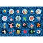 PAINTING BLOCK 23X33CM 40SH  STICKERS-STENCIL-2 COLORING PG  2DESIGNS SPONGEBOB