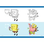 ΤΕΤΡΑΔΙΟ ΚΑΡΦΙΤΣΑ 17Χ25ΕΚ  SPONGEBOB 40Φ 2ΣΧ