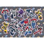 PAINTING BLOCK TRANSFORMERS 23X33 40SH STICKERS-STENCIL-2 COLORING PG  2DESIGNS