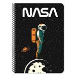 SPIRAL NOTEBOOK 17X25CM 2SUBS 60SH NASA 2DESIGNS