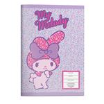 STICHED NOTEBOOK 17X25  MY MELODY 40SH 2DESIGNS