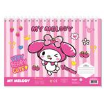 PAINTING BLOCK 23X33CM 40SH STICKERS-STENCIL-2 COLORING PG  2DESIGNS MY MELODY