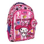 School Backpack Elementary My Melody Pink Bow Must Team 3 Compartments