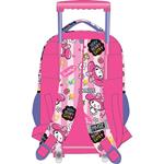 ΤΣΑΝΤΑ ΤΡΟΛΛΕΥ ΔΗΜΟΤΙΚΟΥ 34Χ20Χ44ΕΚ 3ΘΗΚΕΣ MY MELODY PINK BOW