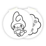 PAINTING BLOCK Φ36 40SH  STICKERS-STENCIL-COLORING  PG  MY MELODY
