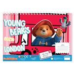 PAINTING BLOCK PADDINGTON  23X33 40SH STICKERS-STENCIL-2 COLORING PG  2DESIGNS