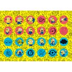 PAINTING BLOCK 23X33CM 40SH  STICKERS-STENCIL-2 COLORING PG  2DESIGNS MINIONS