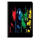 SPIRAL NOTEBOOK A4 2SUBS 60SH AVENGERS 2DESIGNS