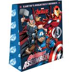 ΣΑΚΟΥΛΑ ΔΩΡΟΥ ΧΑΡΤΙΝΗ 33X12X45 AVENGERS ΜΕ FOIL 2ΣΧ Ν