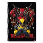 SPIRAL NOTEBOOK 17X25 2SUBS 60SH  DEADPOOL-WOLVERIN 2DESIGNS