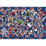 PAINTING BLOCK CAPTAIN AMERICA 23X33 40SH  STICKERS-STENCIL-2 COLORING PG  2DESIGNS