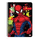 SPIRAL NOTEBOOK 17X25 2SUBS 60SH SPIDERMAN  2DESIGNS.