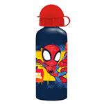 LUNCH BOX PP 800ML & WATER CANTEEN ALUMINIUM 500ML SET SPIDEY