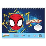 PAINTING BLOCK SPIDEY 23X33 40SH  STICKERS-STENCIL-2 COLORING PG  2DESIGNS.