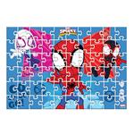 PUZZLE FOIL 60PCS IN TUBE 48X33CM SPIDEY