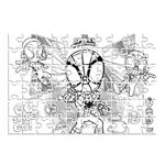 PUZZLE FOIL 60PCS IN TUBE 48X33CM SPIDEY