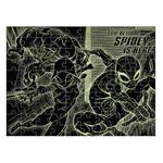 PUZZLE 100ΤΕΜ 48Χ34ΕΚ GLOW IN THE DARK SPIDERMAN