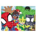 PUZZLE 4IN1 12/15/20/24PCS 28X6X27,5CM SPIDEY