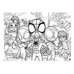 PUZZLE 4IN1 12/15/20/24PCS 28X6X27,5CM SPIDEY