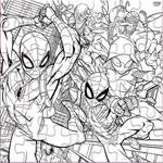 PUZZLE 42PCS 42X42CM SPIDERMAN