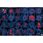 PAINTING BLOCK 23X33CM 40SH  STICKERS-STENCIL-2 COLORING PG  2DESIGNS SPIDERMAN