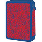 DOUBLE DECKER PENCIL CASE FILLED 15X5X21CM SPIDERMAN WEB