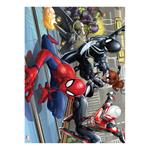 COLORING PUZZLE 4 IN 1 WITH COLORING PENCILS SPIDERMAN