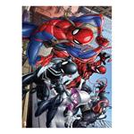 COLORING PUZZLE 4 IN 1 WITH COLORING PENCILS SPIDERMAN