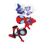 COLORING PUZZLE 4 IN 1 WITH COLORING PENCILS SPIDEY