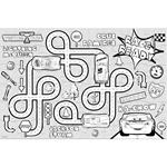 Floor Coloring Puzzle Disney Cars 48Pcs 90x60cm.